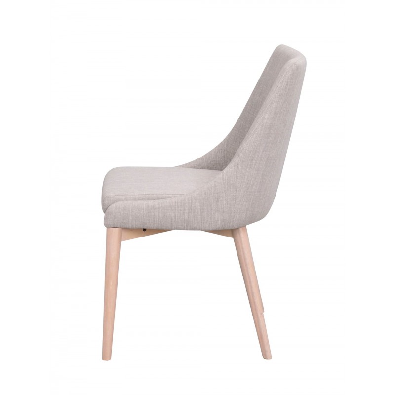 RO Be Dining Chair Light Grey/White Pigmented